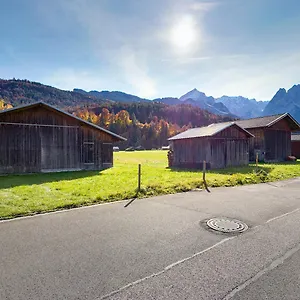 Alpenglühen , Garmisch-Partenkirchen Deutschland